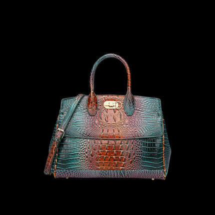 Maelia AV Heritage 28 — Top-Handle Crossbody Bag — Color=PeacockBlue