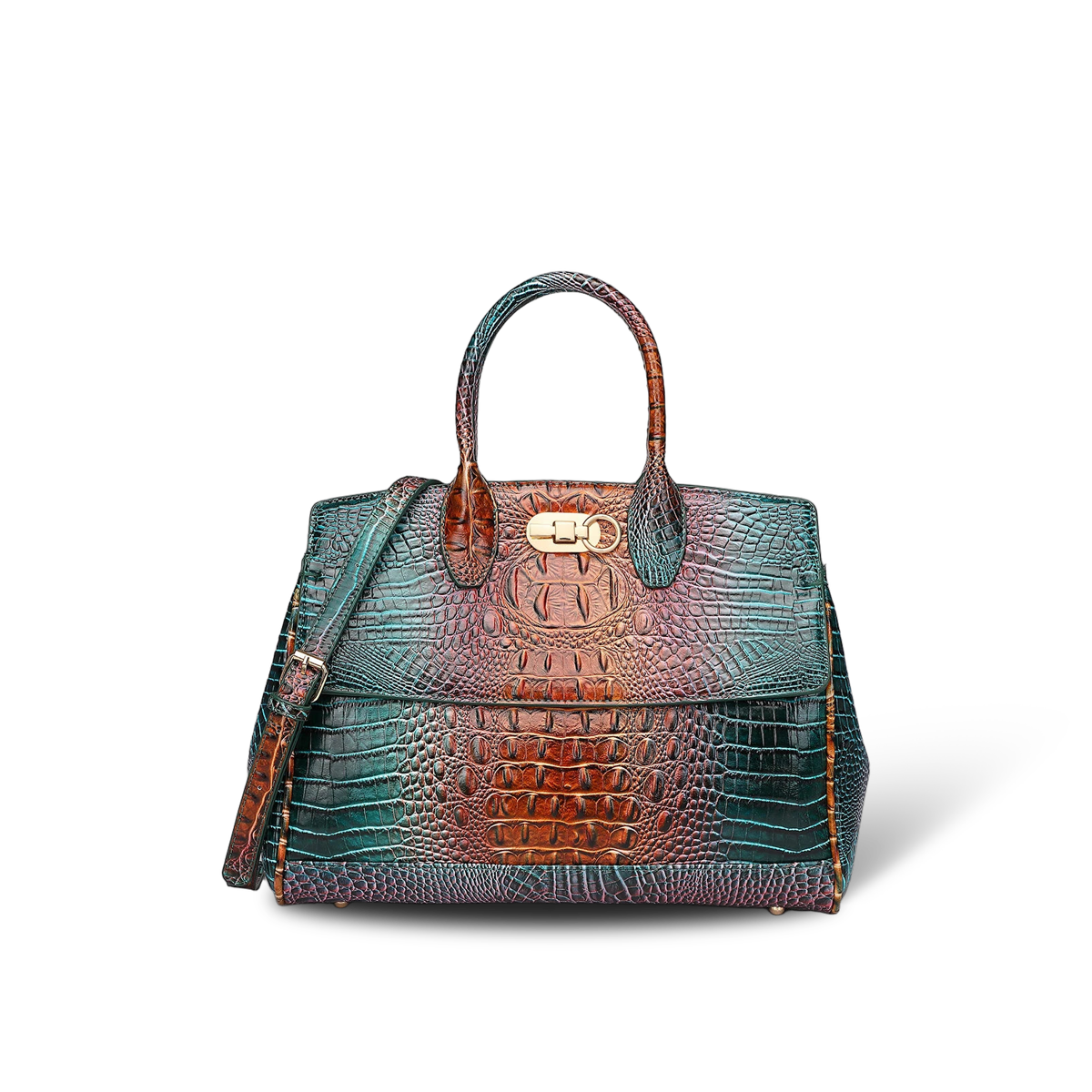 Maelia AV Heritage 28 — Top-Handle Crossbody Bag — Color=PeacockBlue