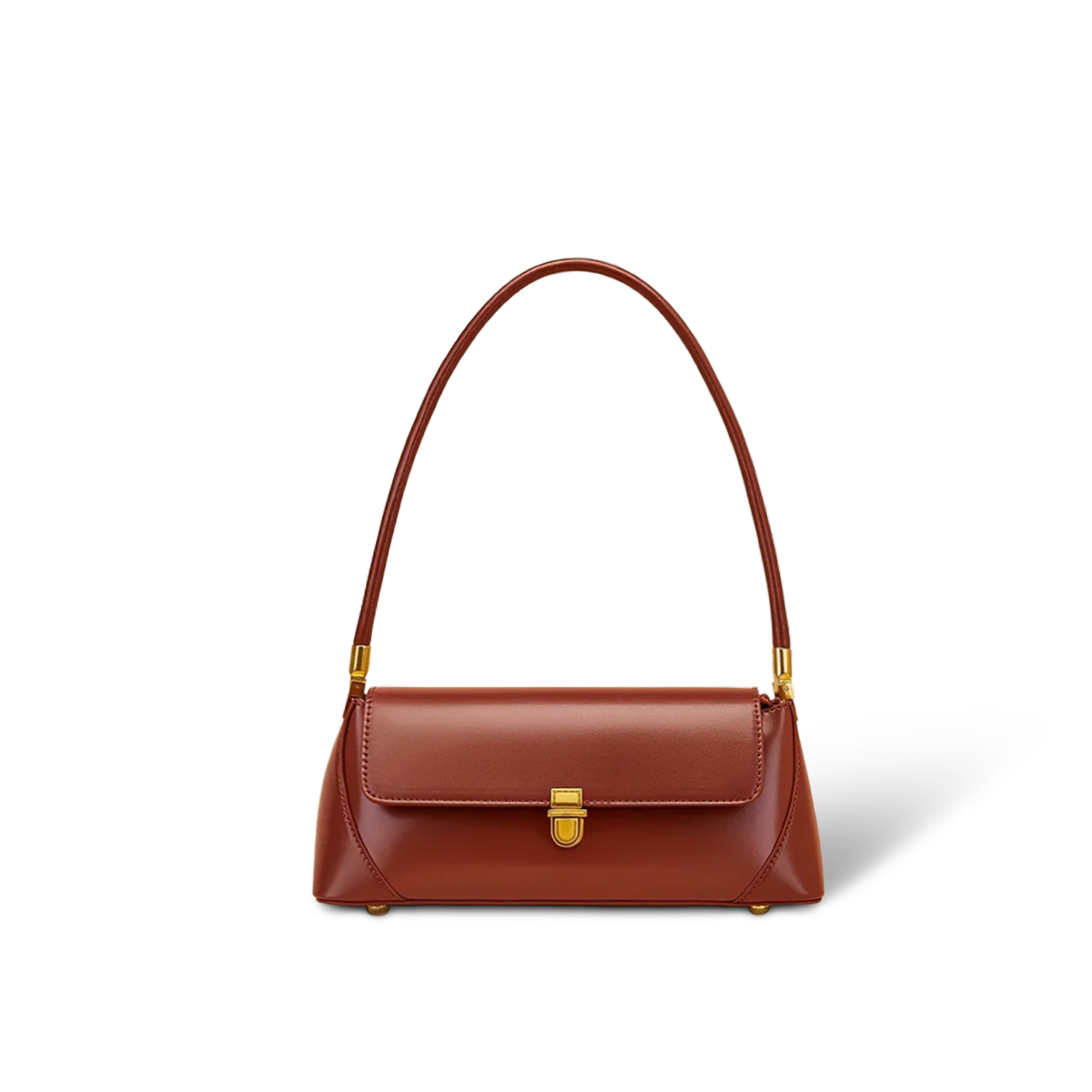 Liora TQ Stream 88 — Underarm Baguette Shoulder Bag — Color=Red