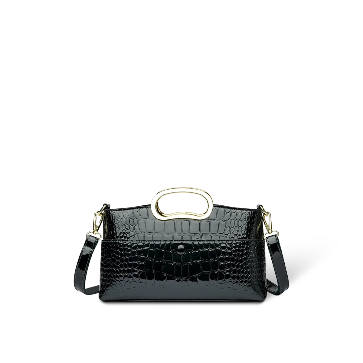 Mira MR 26 Arc — Top-Handle Crossbody Bag — Color=Black