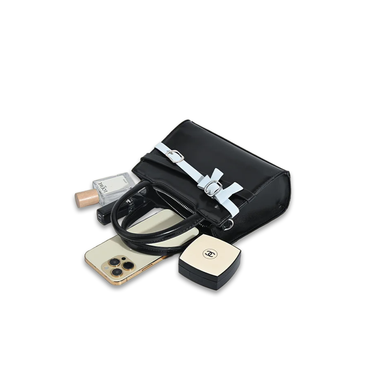 Odette QS 31 — Mini Square Top-Handle Crossbody Bag — (nessuna)