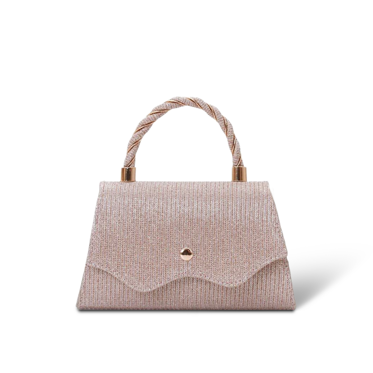 Riviera Mini 19 — Mini Top-Handle Crossbody Clutch — Color=Champagne