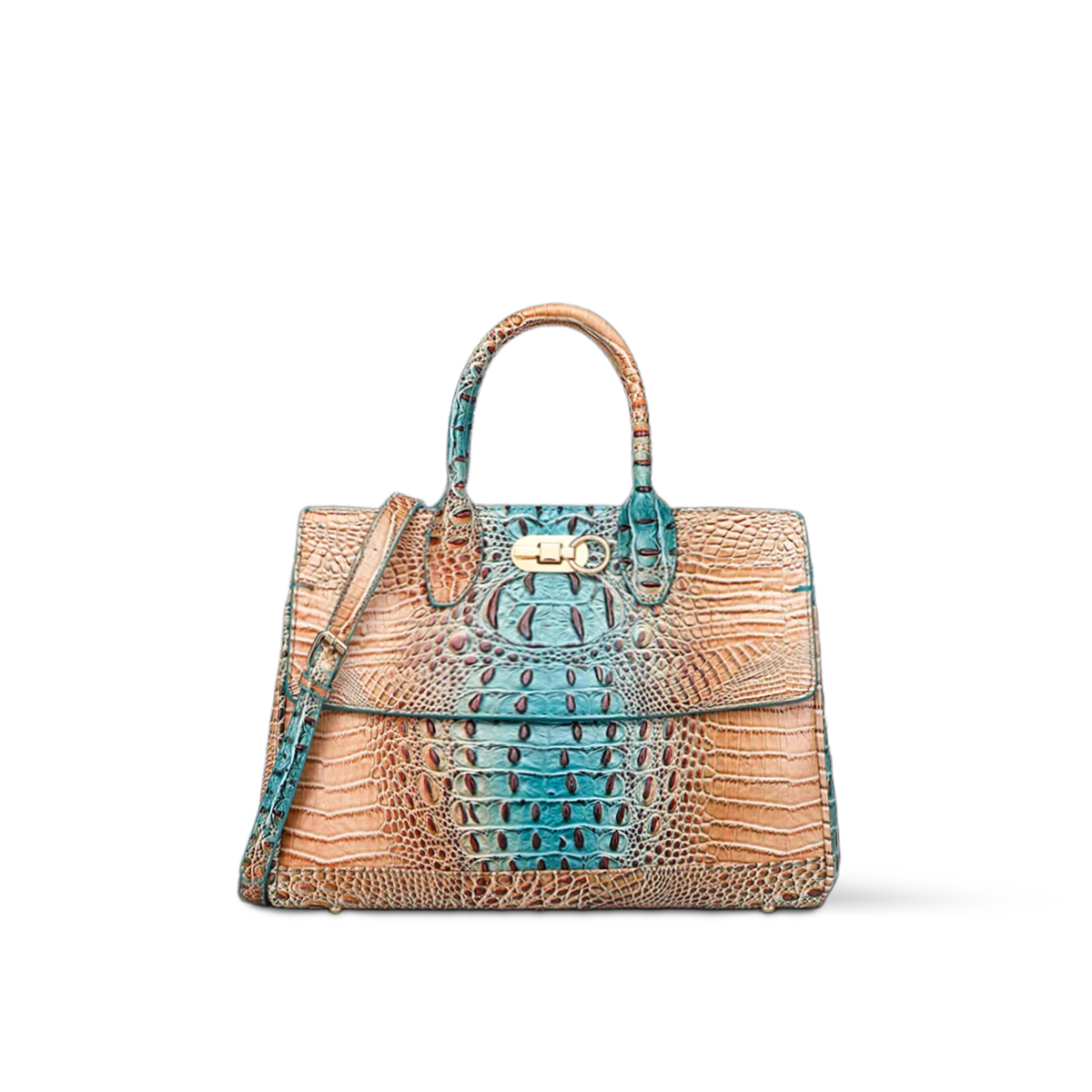 A9 Heritage — Top-Handle Crossbody Bag — Color=Pearl