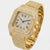 Trillionaire Watch 2 Gold — Men's Square Pavé Quartz Watch with Roman Numerals