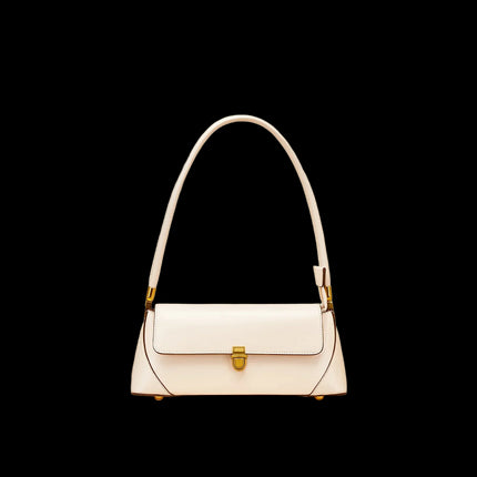 Liora TQ Stream 88 — Underarm Baguette Shoulder Bag — Color=White