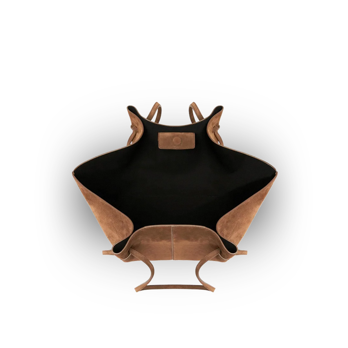 F38 Leaf — Soft Slouchy Suede-Effect Tote Bag — (nessuna)