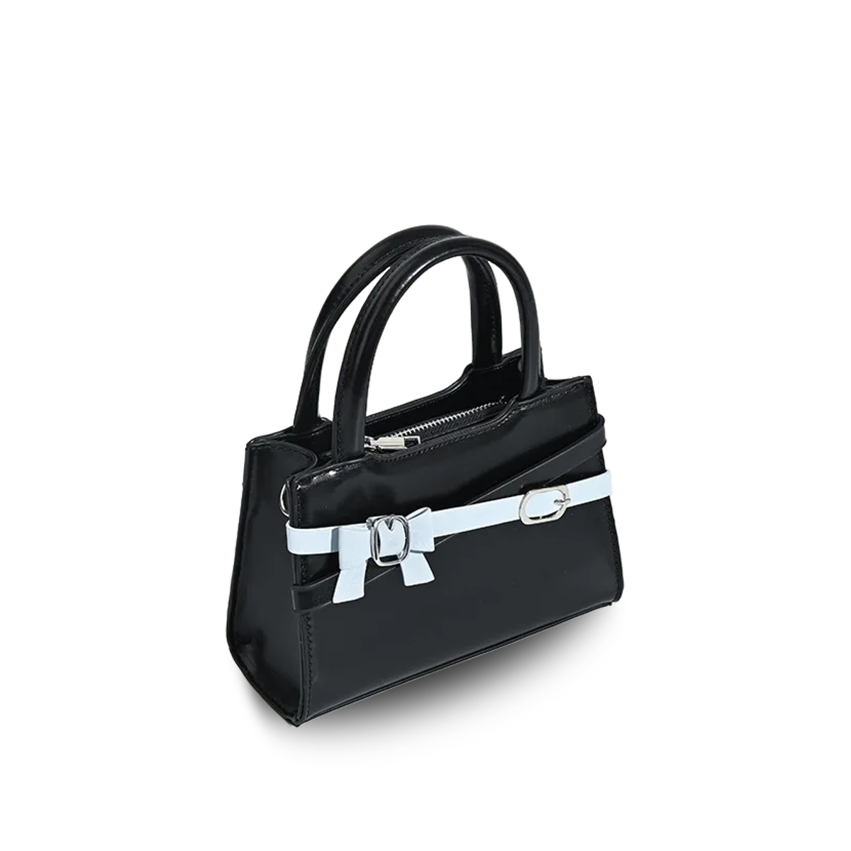 Odette QS 31 — Mini Square Top-Handle Crossbody Bag — (nessuna)