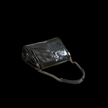 Aster PV Minimal 77 — Chain Shoulder Tote Bag — (nessuna)