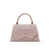 B19 Night — Mini Top-Handle Crossbody Clutch — Color=Champagne