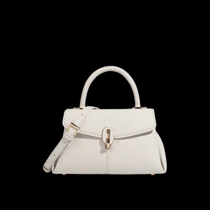 Aria SB — Top-Handle Crossbody — Color=Milky White