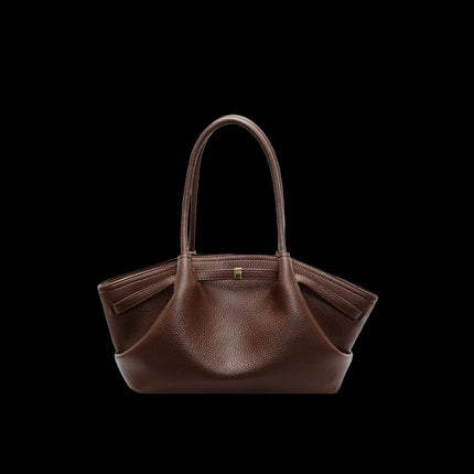 Marais EL 80 Deco — Winged Shoulder Tote Bag — Color=Coffee