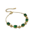 Crystalis H21 — Emerald Green Crystal Link Bracelet — (nessuna)