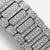 Trillionaire Watch 1 Silver — Men's Full Pavé Stainless Steel Quartz Watch with Date Display