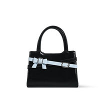 A 31 Midnight — Mini Square Top-Handle Crossbody Bag — Color=Black