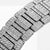 Trillionaire Watch 1 Silver — Men's Full Pavé Stainless Steel Quartz Watch with Date Display