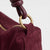 Suedy-L 1 WineRed — Knotted Strap Suede-Like Vegan Leather Crossbody Hobo Bag