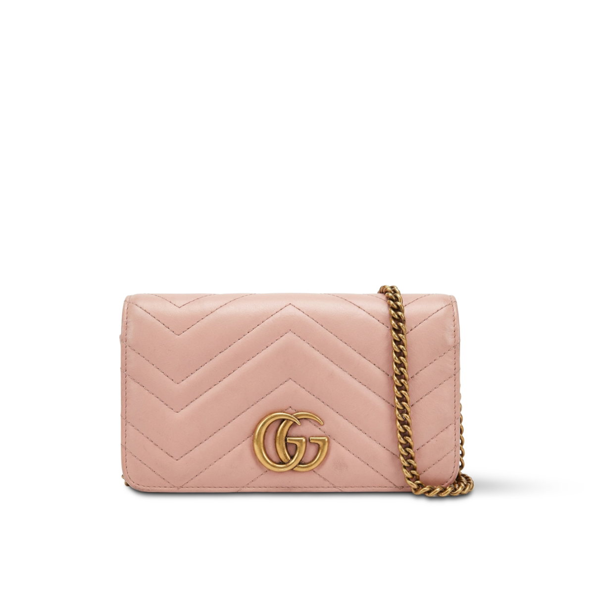 Clutch Gucci Marmont Pink — Original Pre-Loved — Color=Pink