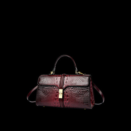 Vesper KA 36 Modernist — Top-Handle Shoulder Bag — Color=Red