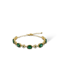 Crystalis H21 — Emerald Link Chain Bracelet