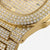 Trillionaire Watch 1 Gold — Men's Full Pavé Stainless Steel Quartz Watch with Date Display