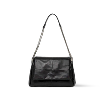 A Minimal 77 — Chain Shoulder Tote Bag — Color=Black
