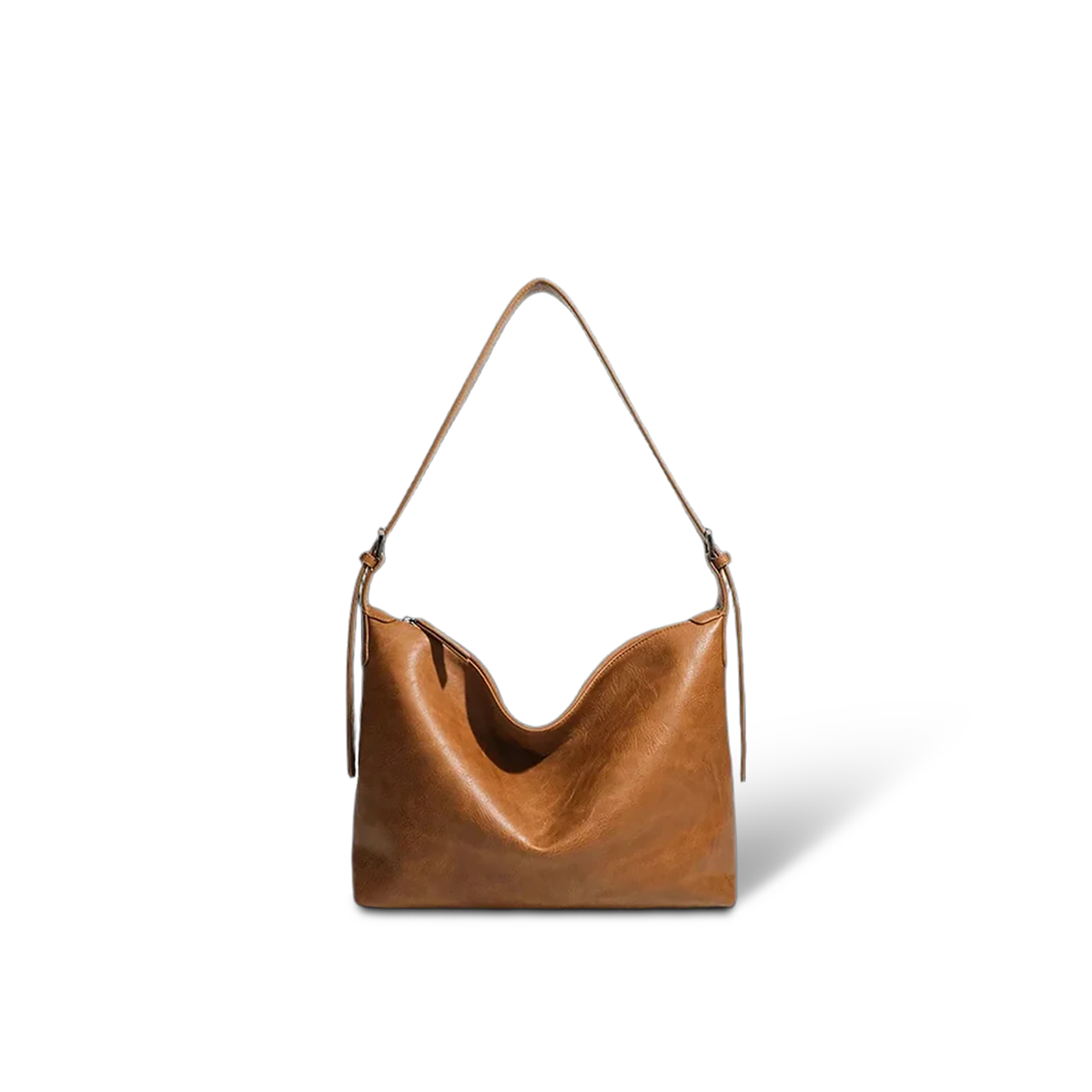 Nomad PR 34 Weekend — Hobo Shoulder Bag — Color=Brown leather 1
