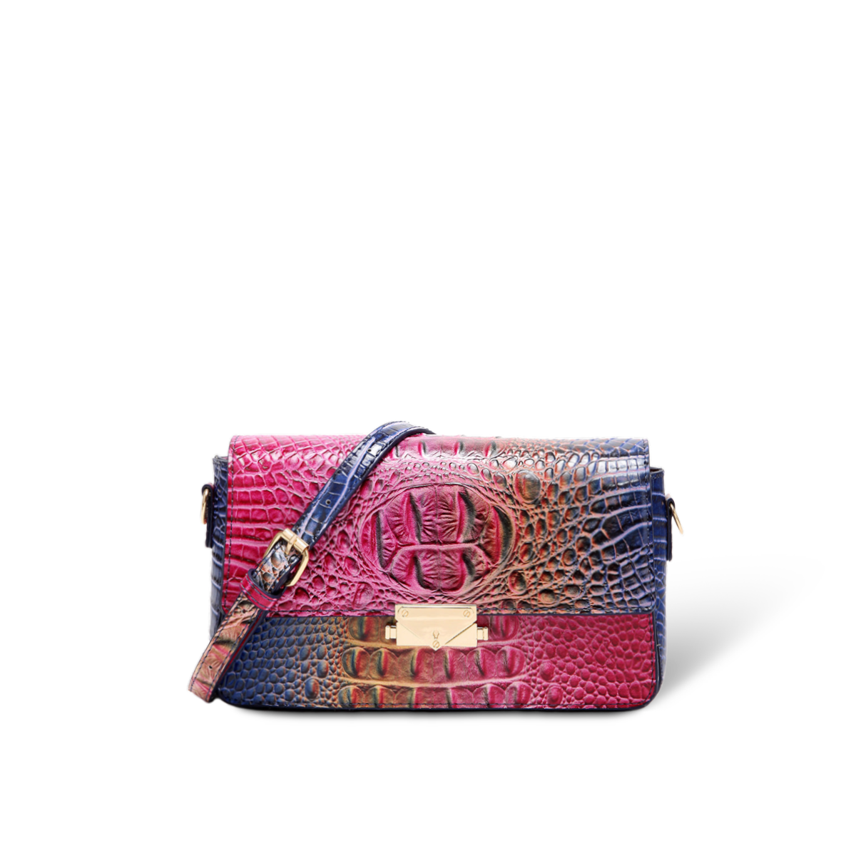 Orion EL 22 — Small Flap Crossbody Bag — Color=Rose Blue