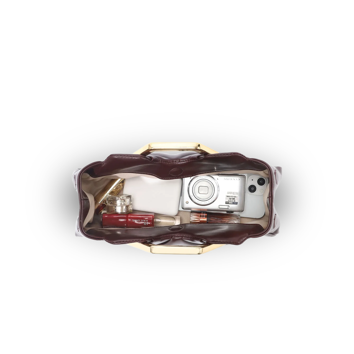 Oriane SVA Drift — Origami Fold Top-Handle Clutch — (nessuna)