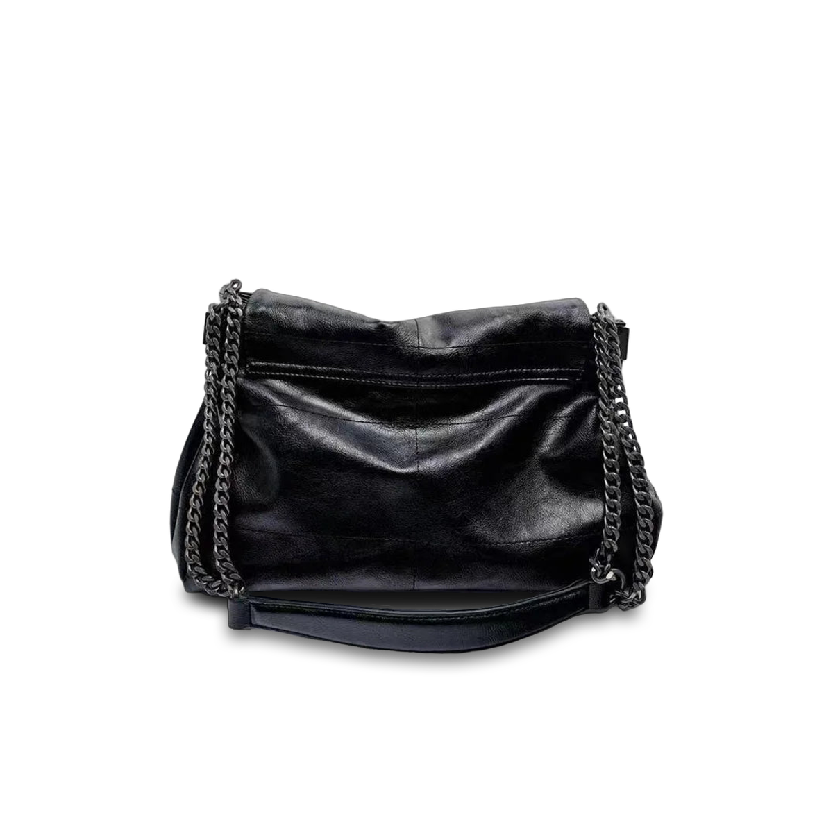 Aster PV Minimal 77 — Chain Shoulder Tote Bag — (nessuna)