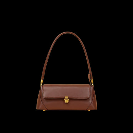 Liora TQ Stream 88 — Underarm Baguette Shoulder Bag — Color=Coffee