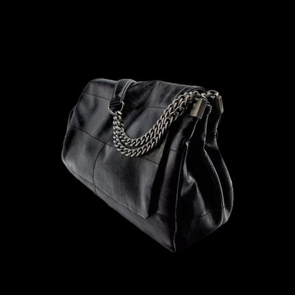 Aster PV Minimal 77 — Chain Shoulder Tote Bag — (nessuna)