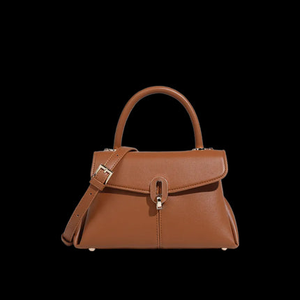 Aria SB — Top-Handle Crossbody — Color=Chocolate