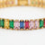 Crystalis B — 6mm Rainbow Pavé Tennis Bracelet — (nessuna)