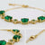 Crystalis H21 — Emerald Green Crystal Bracelet