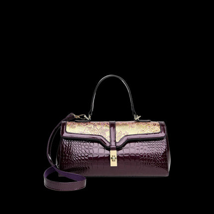 Seraphy XV 90 Cosmo — Top-Handle Crossbody Bag — Color=Purple