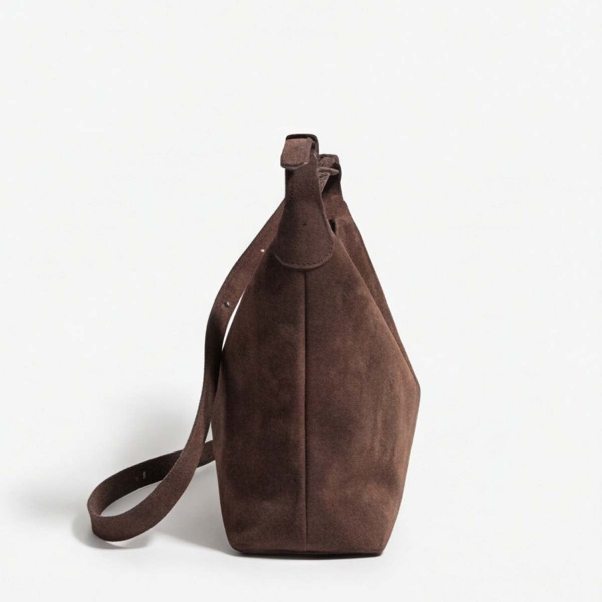 NI9 PR 34 Weekend — Bolso de Hombro Hobo en Cuero Vegano con Efecto Ante
