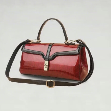 V32 Tempus — Structured Top-Handle Crossbody Bag