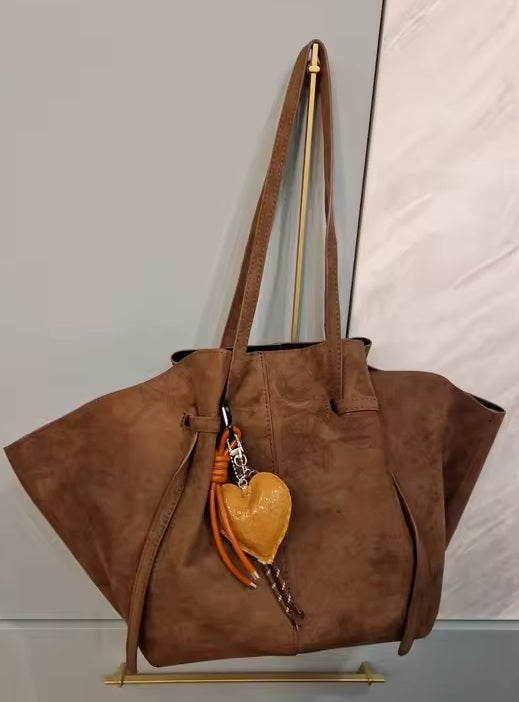F38 Leaf — Soft Slouchy Suede-Effect Tote Bag · Images from those who chose this product · 5 / 10
