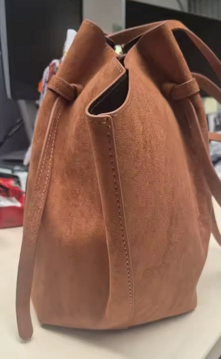 F38 Leaf — Soft Slouchy Suede-Effect Tote Bag · Images from those who chose this product · 2 / 10